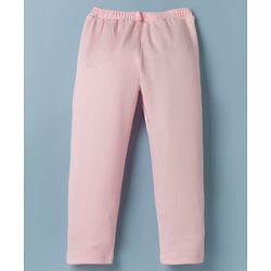 Babyhug Knit Full Sleeves Solid 3 Piece Party Suit - Light Pink