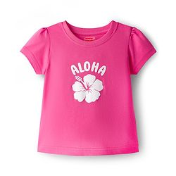 Babyhug Cotton Knit Half Sleeves T-Shirts with Tropical Theme Print Pack of 3 - Pink Orange & Lavender
