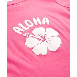 Babyhug Cotton Knit Half Sleeves T-Shirts with Tropical Theme Print Pack of 3 - Pink Orange & Lavender