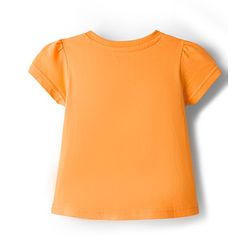 Babyhug Cotton Knit Half Sleeves T-Shirts with Tropical Theme Print Pack of 3 - Pink Orange & Lavender