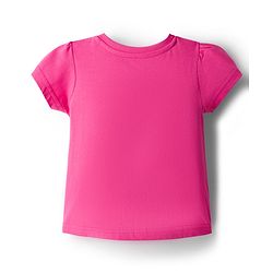 Babyhug Cotton Knit Half Sleeves T-Shirts with Tropical Theme Print Pack of 3 - Pink Orange & Lavender