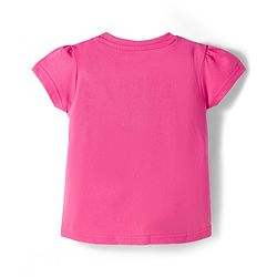 Babyhug Cotton Knit Half Sleeves T-Shirts with Tropical Theme Print Pack of 3 - Pink Orange & Lavender