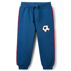Babyhug Terry Knit Full Sleeves Hooded Sweatjacket & Lounge Pant Set With Forever Chicago Print - Maroon & Blue