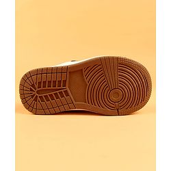 Cute Walk by Babyhug Formal & Party Wear Shoes With Velcro Closure - Brown