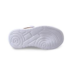 Cute Walk by Babyhug Velcro Closure Sneaker Shoes With Leopard Print - White