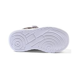 Cute Walk by Babyhug Velcro Closure Sneaker Shoes With Leopard Print - White