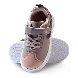 Cute Walk by Babyhug Velcro Closure Sneaker Shoes With Leopard Print - White