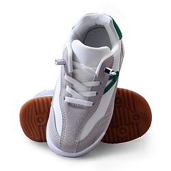 Cute Walk by Babyhug Lace Up Solid Sneaker Shoes - Green
