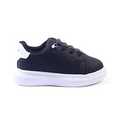 Cute Walk by Babyhug Solid Color Sneakers - Black