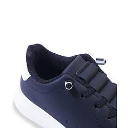 Cute Walk by Babyhug Solid Color Sneakers - Black