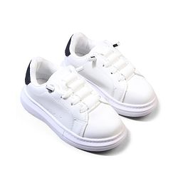 Cute Walk by Babyhug Solid Color Sneakers - Black