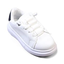 Cute Walk by Babyhug Solid Color Sneakers - Black