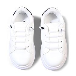Cute Walk by Babyhug Solid Color Sneakers - Black