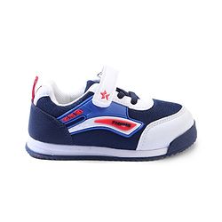 Cute Walk by Babyhug Velcro Closure Sneakers with Fashion Print - Navy Blue