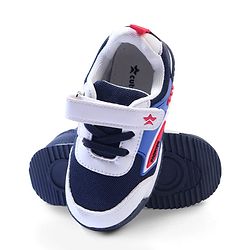 Cute Walk by Babyhug Velcro Closure Sneakers with Fashion Print - Navy Blue
