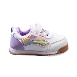 Cute Walk by Babyhug Velcro Closure Sneakers with Fashion Print - Navy Blue