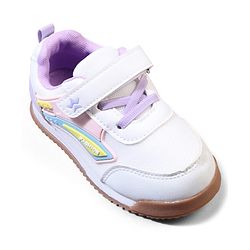 Cute Walk by Babyhug Velcro Closure Sneakers with Fashion Print - Navy Blue