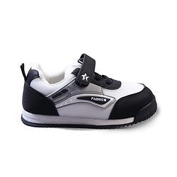 Cute Walk by Babyhug Velcro Closure Sneakers with Fashion Print - Navy Blue