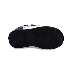 Cute Walk by Babyhug Velcro Closure Sneakers with Fashion Print - Navy Blue