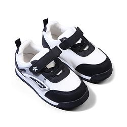 Cute Walk by Babyhug Velcro Closure Sneakers with Fashion Print - Navy Blue