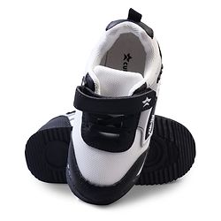 Cute Walk by Babyhug Velcro Closure Sneakers with Fashion Print - Navy Blue