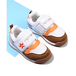 Cute Walk by Babyhug Velcro Closure Sneakers - Orange