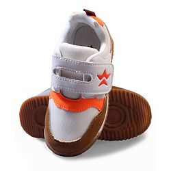 Cute Walk by Babyhug Velcro Closure Sneakers - Orange