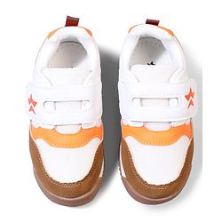 Cute Walk by Babyhug Velcro Closure Sneakers - Orange