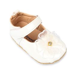 Cute Walk by Babyhug Velcro Closure Booties With Floral Applique - Pink