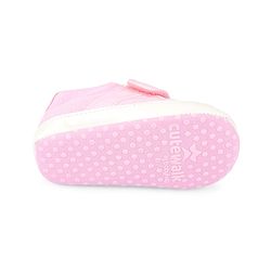 Cute Walk by Babyhug Velcro Closure Solid Booties - Blue