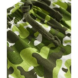 Babyhug Single Jersey Knit Full Length Lounge Pant with Camouflage - Green