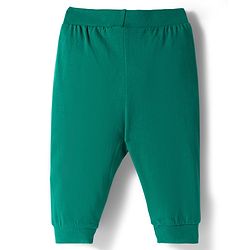 Babyhug Single Jersey Knit Full Length Lounge Pants with Sport Print & Tape Detailing Pack of 3 - Multicolor