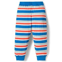Babyhug Single Jersey Knit Full Length Lounge Pant with Stripes & Prints Pack of 3 - Multicolor