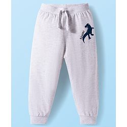 Babyhug Single Jersey Knit Full Length Lounge Pants With Dino Print Pack of 5 - Multicolor