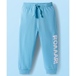 Babyhug Single Jersey Knit Full Length Lounge Pants With Dino Print Pack of 5 - Multicolor