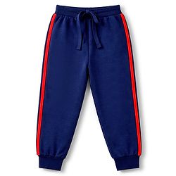 Babyhug Single Jersey Knit Full Length Sports Theme Printed Lounge Pant Pack Of 5 - Multicolour