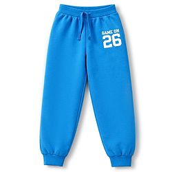 Babyhug Single Jersey Knit Full Length Sports Theme Printed Lounge Pant Pack Of 5 - Multicolour