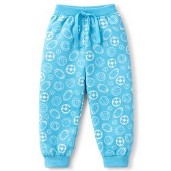 Babyhug Single Jersey Knit Full Length Sports Theme Printed Lounge Pant Pack Of 5 - Multicolour
