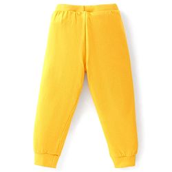 Babyhug Single Jersey Knit Full Length Solid Colour Lounge Pant Pack Of 5 - Multicolour