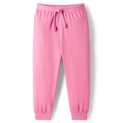 Babyhug Single Jersey Knit Full Length Solid Color Lounge Pants Pack of 5 -Multicolor