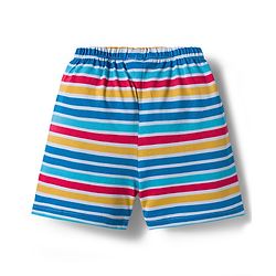 Babyhug Single Jersey Knit Mid Thigh Striped & Number Printed Shorts Pack of 3 - Multicolor