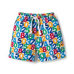 Babyhug Single Jersey Knit Mid Thigh Striped & Number Printed Shorts Pack of 3 - Multicolor