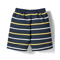 Babyhug Single Jersey Knit Mid Thigh Length Striped Shorts with Beach Theme Print Pack of 3 - Multicolor