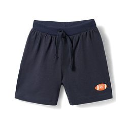 Babyhug Single Jersey Knit Mid Thigh Striped & Sports Theme Printed Shorts Pack Of 3 - Multicolour
