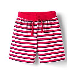 Babyhug 100% Cotton Single Jersey Knit Mid Thigh Length Striped Shorts with Basketball Print Pack of 3 - Multicolor