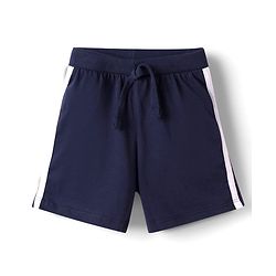 Babyhug 100% Cotton Single Jersey Knit Mid Thigh Length Striped Shorts with Basketball Print Pack of 3 - Multicolor