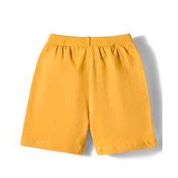 Babyhug Single Jersey Knit Mid Thigh Dino Printed & Striped Shorts Pack Of 3 - Multicolour