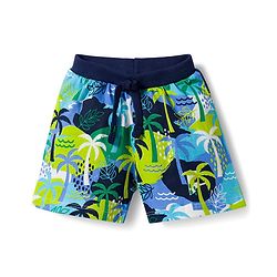 Babyhug Single Jersey Knit Mid Thigh Beach Theme Printed Shorts Pack of 3 - Multicolour