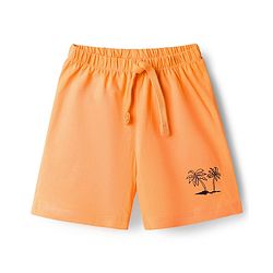 Babyhug Single Jersey Knit Mid Thigh Striped & Tree Printed Shorts Pack of 3 - Navy Blue Orange & White