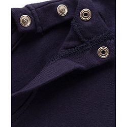 Babyhug Cotton Knit Full Sleeves T-Shirt & Pyjama Night Suit With Dino & Tiger Print - Navy Blue